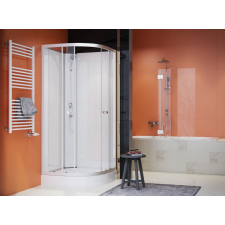 Sanimix Sanimix negyedköríves Zuhanykabin tálcával 80X80X200 kád, zuhanykabin