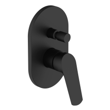  Sanosoho falsík alá építhető kétfunkciós csaptelep matt fekete csaptelep