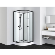  Sanotechnik BELA 2 komplett 90x90x203cm íves zuhanykabin (PS13B) kád, zuhanykabin