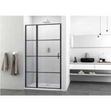  Sanotechnik ELITE BLACK nyílóajtó 98-100 x 195 cm  K100B kád, zuhanykabin