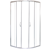Sanotechnik ÍVES ZUHANYKABIN 90X90X180CM TÁLCA NÉLKÜL, KRÓM PROFILOK