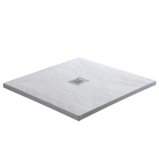  Sanotechnik KRETA öntött márvány zuhanytálca, 90 cm, fehér kád, zuhanykabin