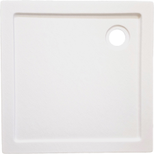 Sanotechnik VENUS ZUHANYTÁLCA AKRIL 90X90X4CM SZÖGLETES, KŐHATÁSÚ FELÜLET, FEHÉR kád, zuhanykabin