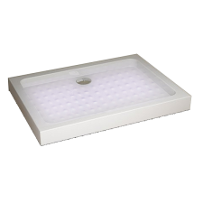Sanotechnik ZUHANYTÁLCA FIX ELŐLAPPAL 70X90X12,5CM kád, zuhanykabin