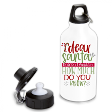 Santa, how much do you know - Fémkulacs karácsonyi dekoráció