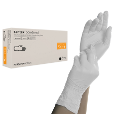  Santex Latex gumikesztyű fehér XS védőkesztyű