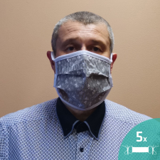  Sanybetka pamut kötős szájmaszk, 5 db-os szett, univerzális méret védőmaszk