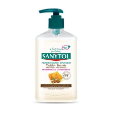 Sanytol Antibakteriális folyékony szappan, 250 ml, SANYTOL "Tápláló", mandulatej - KHH736 (36650140) tisztító- és takarítószer, higiénia
