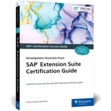  SAP Extension Suite Certification Guide – Mahesh Kumar Palavalli idegen nyelvű könyv