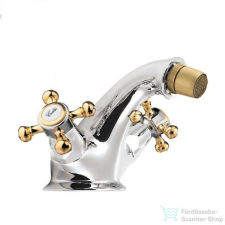 Sapho ANTEA Bidé csaptelep automata lefolyóval, króm/arany 3182 csaptelep
