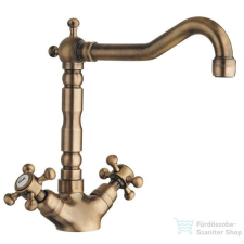 Sapho ANTEA Mosogató csaptelep, mag. 24,5 cm, bronz 3126 csaptelep