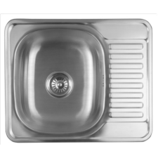  Sapho AQUALINE beépíthető mosogatótálca, 58x18x48cm, inox (AQ5848B) mosogatótálca