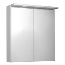  Sapho AQUALINE KAWA tükrösszekrény, LED világítással, 60x70x24cm, fehér (WGL60) fürdőszoba bútor