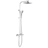  Sapho AQUALINE Teleszkópos zuhanyoszlop, termosztátos csapteleppel, állítható magasság: 887-1337 mm, króm
