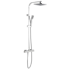  Sapho AQUALINE Teleszkópos zuhanyoszlop, termosztátos csapteleppel, állítható magasság: 887-1337 mm, króm fűtésszabályozás