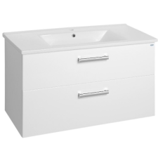  Sapho AQUALINE VEGA mosdótartó szekrény, 2 fiókos, 97x60x43,6cm, fehér (VG103) fürdőszoba bútor