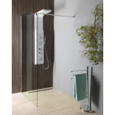  Sapho AQUALINE WALK IN Fix zuhanyfal, 80x190cm, átlátszó üveg (WI081) kád, zuhanykabin