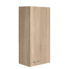  Sapho AQUALINE ZOJA/KERAMIA FRESH felső szekrény, 35x76x23cm, bal platina tölgy (50336) fürdőszoba bútor