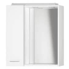  Sapho AQUALINE ZOJA tükrösszekrény LED világítással, balos, 60x60x14cm, fehér (45021) fürdőszoba bútor