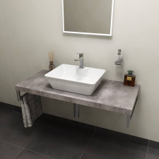 Sapho AVICE pult, 70x50cm, cemet szürke (AV077) fürdőszoba bútor