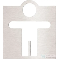 Sapho BEMETA HOTEL Tábla: Férfi WC, 120x130x2mm, matt (111022035) (XP041) fürdőszoba kiegészítő