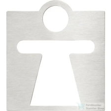 Sapho BEMETA HOTEL Tábla: Női WC, 120x130x2mm, matt (111022045) (XP039) fürdőszoba kiegészítő