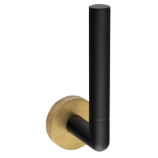 Sapho BEMETA LARISSA fali tartalék WC-papírtartó. 54x158x72mm. fekete/matt arany fürdőszoba kiegészítő