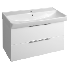 Sapho BRUCKNER NEON mosdótartószekrény kerámiamosdóval. 80x41.5 cm. fehér szaniter