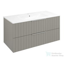 Sapho CIRASA Mosdótartó szekrény, 2 fiókkal, 99,8x52x46cm, agila strip (CR100-4343S) fürdőszoba bútor