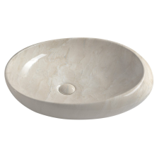 Sapho DALMA kerámiamosdó, 68x44x16,5cm, bézs márvány fürdőkellék