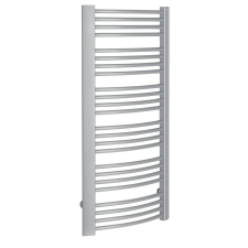 Sapho EGEON fürdőszobai radiátor, 595x1238mm, 739W, ezüst struktúrált fűtőtest, radiátor