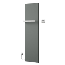  Sapho ELION elektromos fürdőszobai radiátor termosztáttal, 456x1765mm, 600W, metál ezüst (IR502) fűtőtest, radiátor