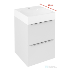 Sapho EMONA mosdótartó szekrény, 39,4x55x39cm, fényes fehér (EM040-3030) fürdőszoba bútor