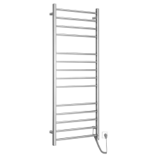  Sapho ESKINADO elektromos törölközőszárító radiátor, időzítővel, 600x1500mm, 130W, inox (ER450T) fűtőtest, radiátor