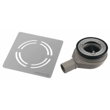 Sapho FLEXIA GEBERIT zuhanytálca szifon, 90mm, DN40, inox (17731) kád, zuhanykabin