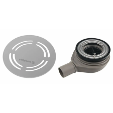 Sapho FLEXIA GEBERIT zuhanytálca szifon, 90mm, DN40, inox (17761) kád, zuhanykabin