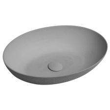 Sapho FORMIGO betonmosdó, 60x40cm, szürke fürdőkellék