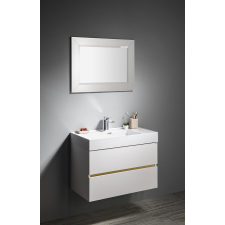 Sapho fürdőszobai szett ODETTA 85. fehér/matt arany fürdőszoba bútor