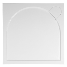  Sapho GELCO G5 LARCA szögeltes öntöttmárvány zuhanytálca, 90x90x3cm (PL009) kád, zuhanykabin