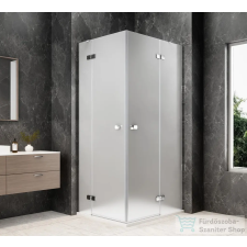 Sapho GLOBE CHROME sarokbelépős zuhanykabin, 1100x1000 mm, matt üveg (GB5100MC) kád, zuhanykabin