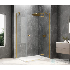 Sapho GLOBE GOLD MATT nyílóajtó oldalfallal,1000x900mm, jobbos, transzparent üveg (GB1010-3315RG) kád, zuhanykabin
