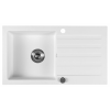 Sapho Gránit mosogató, egymedencés, 78x44cm, fehér (GR7201)