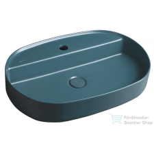 Sapho INFINITY OVAL kerámiamosdó, 60x40cm, benzin zöld (10NF65060-2P) szaniter