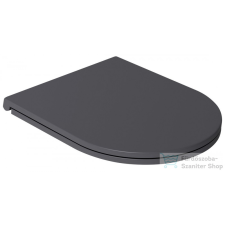 Sapho ISVEA INFINITY SLIM WC-ülőke, soft close, antracit (40KF0522I-S) szaniter