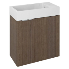 Sapho LATUS IV mosdótartó szekrény, balos/jobbos, 49,5x50x24,5cm, rusztik fenyő fürdőkellék