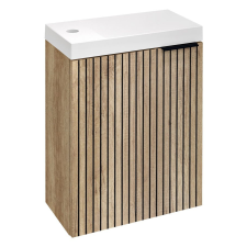 Sapho LATUS X mosdótartó szekrény, 39,4x50x22cm, Alabama Strip/Alabama  tölgy fürdőkellék