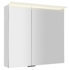 Sapho Linex szekrény 80x15x70 cm tükörrel fehér LX080-0030 fürdőszoba bútor