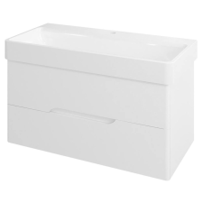 Sapho MEDIENA mosdótartó szekrény, 2 fiókkal, pipererendezővel, 96,5x50,5x48,5cm, matt fehér (MD100) fürdőszoba bútor