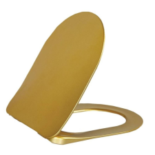 Sapho PAULA WC ülőke, Slim soft close, duroplast, arany (KC0903) takarító és háztartási eszköz