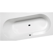 Sapho POLYSAN ASTRA WL aszimmetrikus kád, 165x90x48cm kád, zuhanykabin